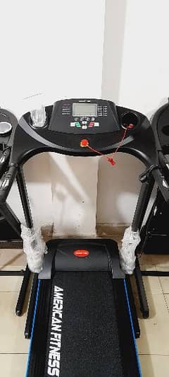 American Fitness 4011 Treadmill Running Machine 0