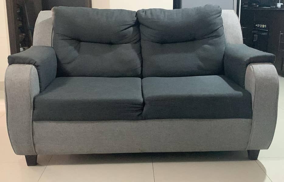 Sofa Set (2 seater & 1 seaters) Total 4 seater 1