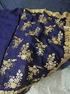 Indian heavywork chiffon saree