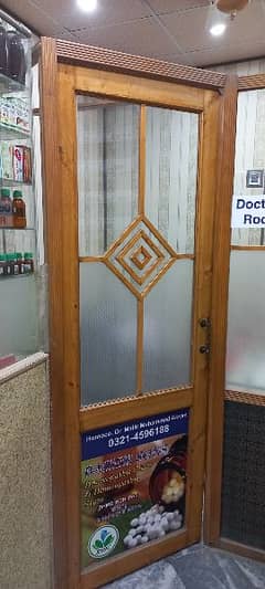 glass doors with wood Frames 0
