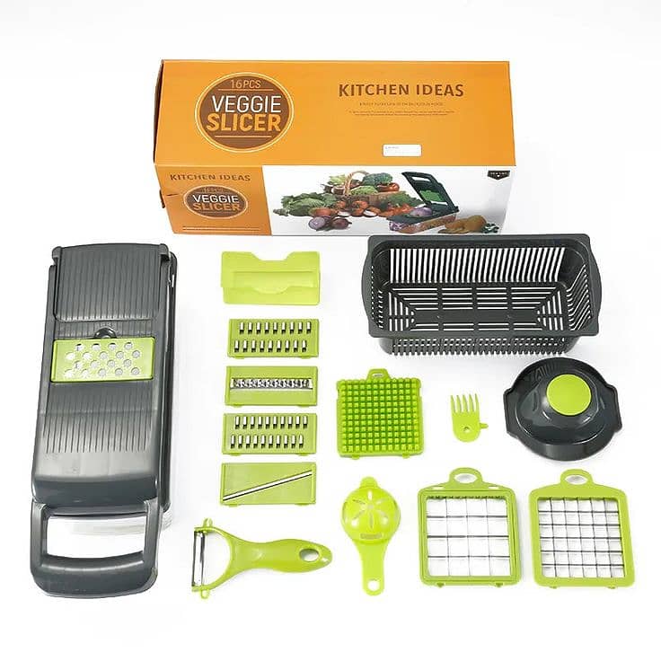 14 in 1 Slicing and Chopping Set with Grater Kitchen Chopper 1