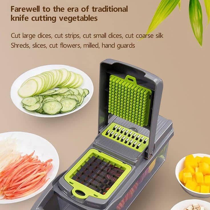 14 in 1 Slicing and Chopping Set with Grater Kitchen Chopper 3