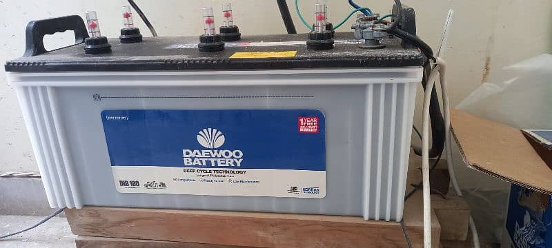 DAEWOO DIB 180 (In Warranty)  Deep Cycle Lead Acid Battery 1