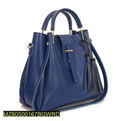 women's Leather plain shoulder bag