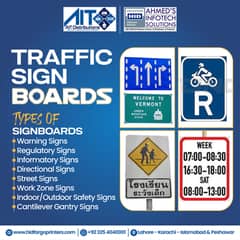 Traffic sign boards