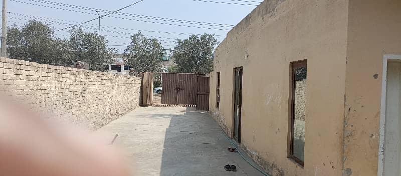 22.5 Marla For Commercial Use 2rooms With Boundary Wall Available Main Froze Pur Road 5 Number Stop Kahna Nou Lahore 7