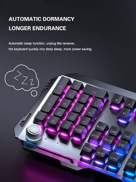 wireless Esport gaming Mechanical feel RGB keyboard 2