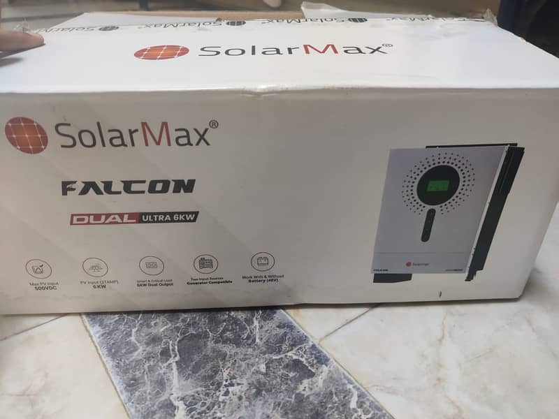 Solar Max Falcon Dual Ultra 6KW 6000PV Hybrid Solar Inverter 1