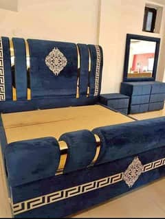 double bed/bed set/furniture/Turkish bed set/single bed/glossy bed se 0