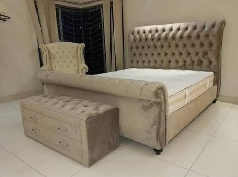 double bed/bed set/furniture/Turkish bed set/single bed/glossy bed se 2