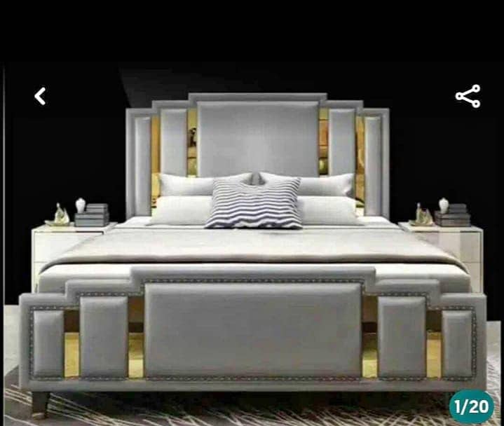 double bed/bed set/furniture/Turkish bed set/single bed/glossy bed se 7