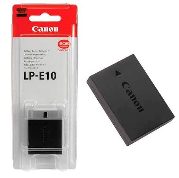Canon Dslr Battery LP-E10 For 1100D, 1200D, 1300D, 3000D, 4000D 0