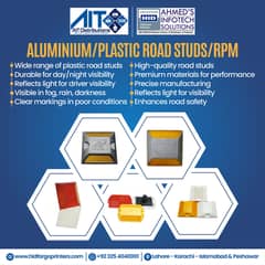 Aluminium plastic road studs