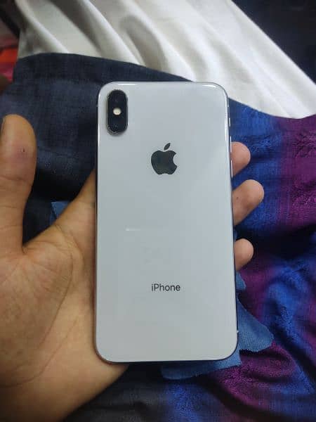 iphone x pta approved  64gb face id ok koe fold nahi 0