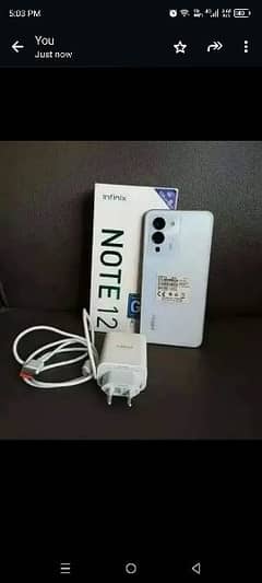 Infinix Note 12 condition 10/10