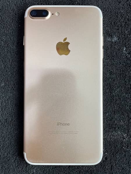 Iphone 7+ 256 GB PTA Approved 0