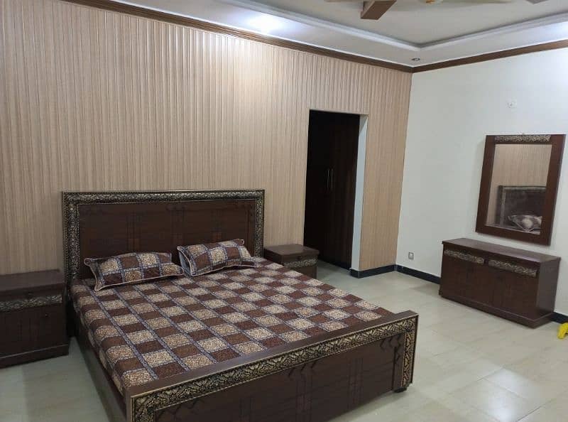 furnished portion for rent in johar town lahore 0