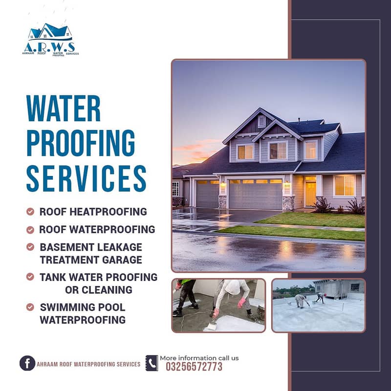 Waterproofing Services. Roof Heat Proofing , Bathroom Leakage 0