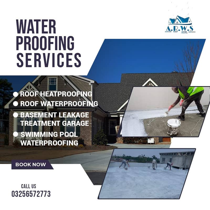 Roof Heat Proofing, Roof Waterproofing, Bathroom, Leakage Seepage 0