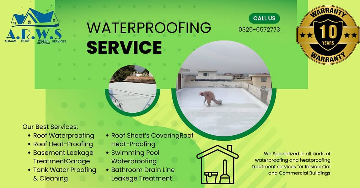 Roof Heat Proofing, Roof Waterproofing, Bathroom, Leakage Seepage 17