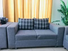 6 Seater Sofa Set with cushions