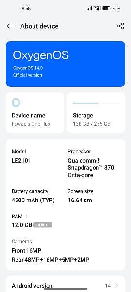 Oneplus  9r 12/256gb 5