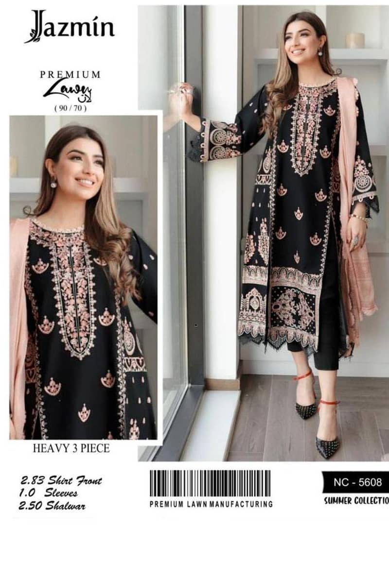 Ladies Dress | Casual Dress | Forma l Dress | Lawn Dress | 3 Pc Suit 10