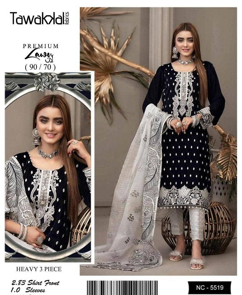 Ladies Dress | Casual Dress | Forma l Dress | Lawn Dress | 3 Pc Suit 12