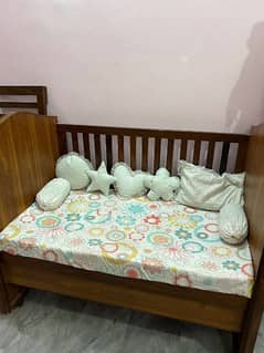 pure wooden baby cot