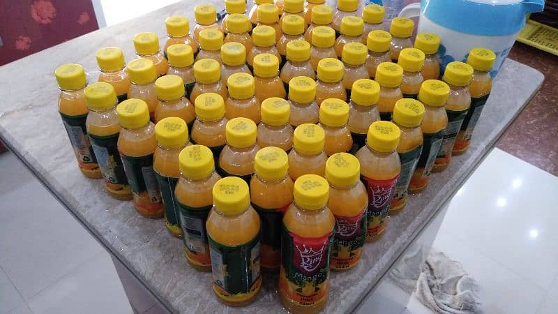 Mango pulp juice pet bottles 1