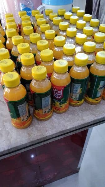 Mango pulp juice pet bottles 2