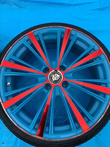 Alloy rims with Tyres R/17inch original Japanese Tyres  2023 1