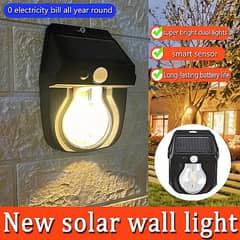 Solar Rechargeable Outdoor Lights Torch Light With Wammer Fans