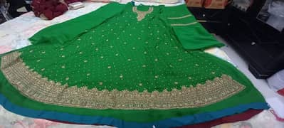 Unstiched Green Maxi for sale