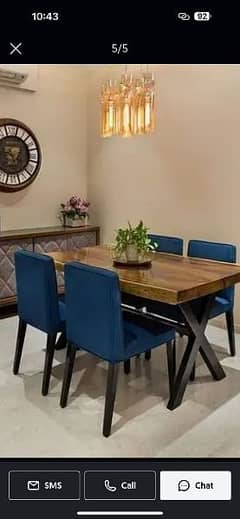 dinning table/wooden dinning/6 seater dining/wooden chair/dinning