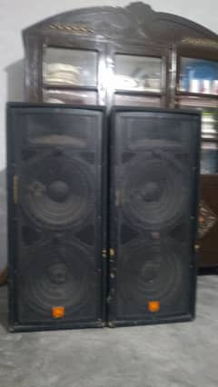 Dj sound system urgent sale bary speaker with mixer