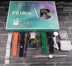 P8 ultra smart watch series 9 +earbuds with combo deals