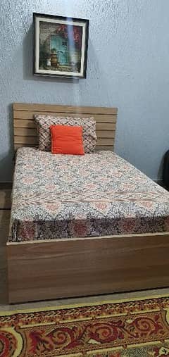 Single Bed with Dressing