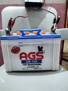 AGS 80 AH Battery + Auto Charger 12v 30Amp for sale (4M warranty)