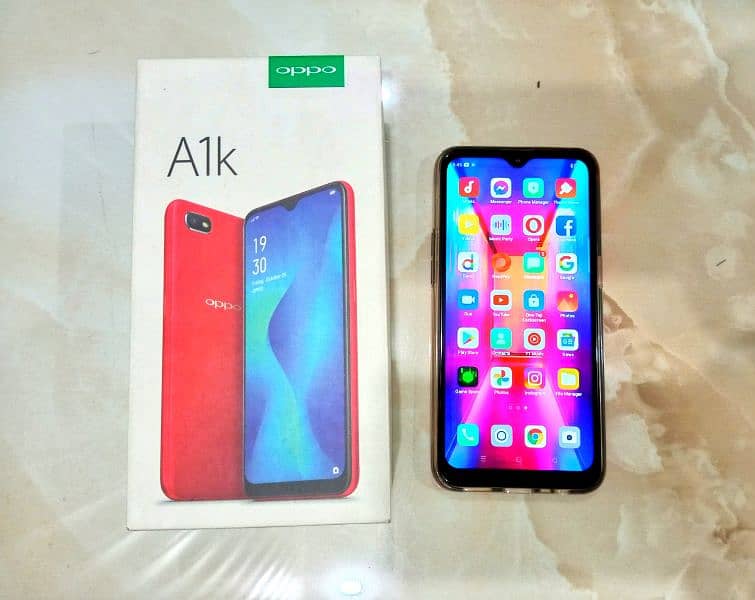 OPPO A1K WITH BOX & CHARGER ! :! :! 2