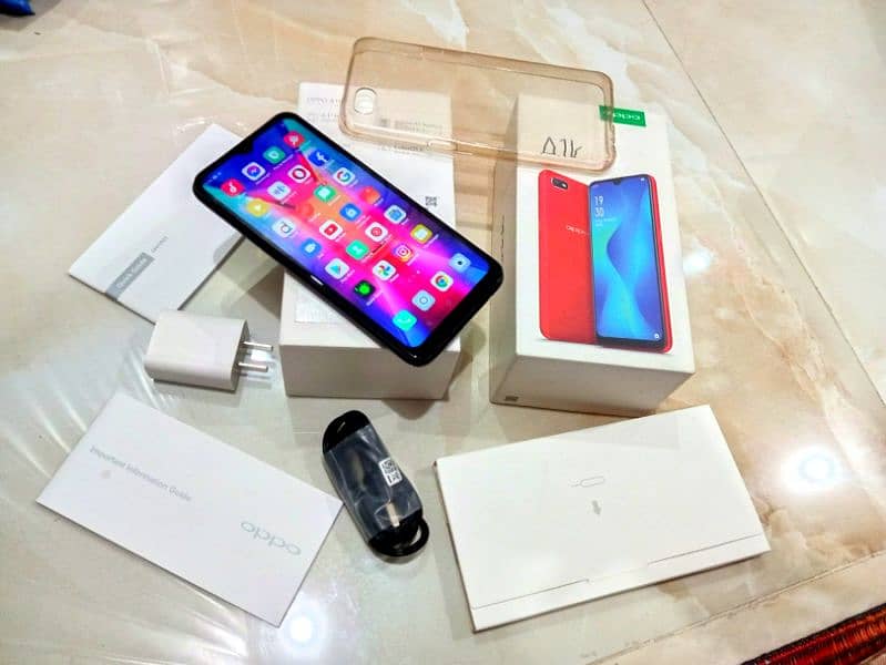 OPPO A1K WITH BOX & CHARGER ! :! :! 3