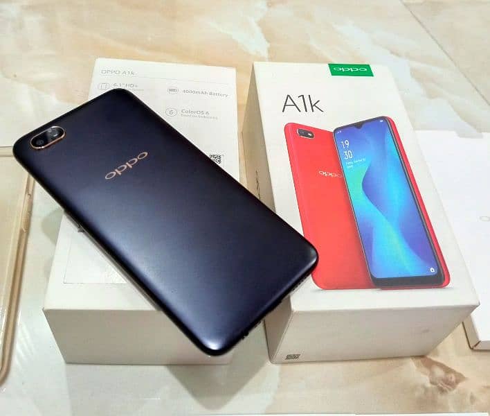 OPPO A1K WITH BOX & CHARGER ! :! :! 4