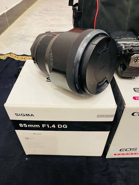 Canon 6d body with sigma art 85mm 1.4 dg lens 4