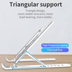 Portable Aluminium Lightweight Laptop Stand With 7 Adjustable Height L