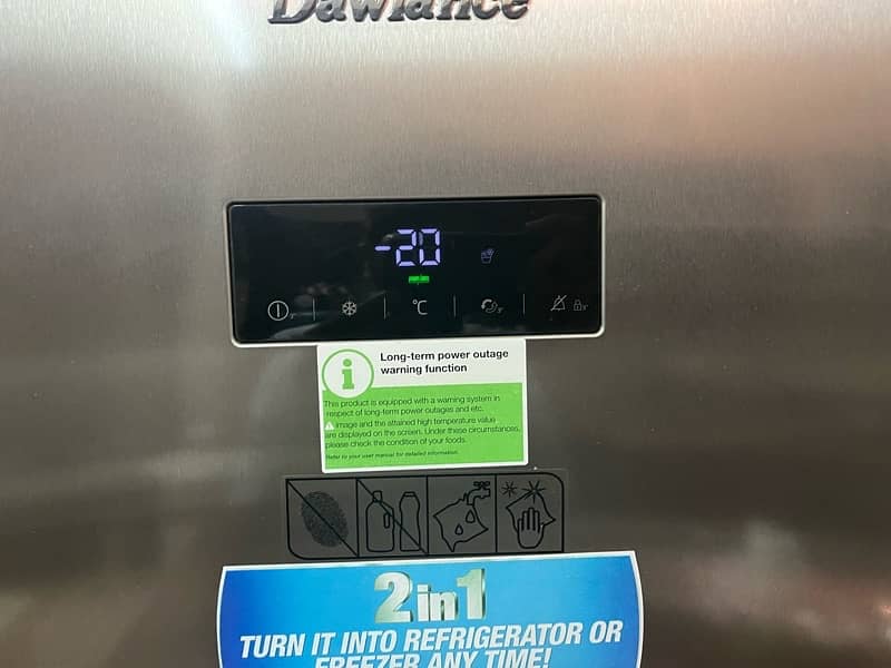 Dawlance 2 in 1 inverter freezer and fridge 1