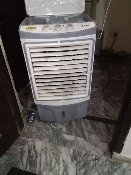 plastic air cooler with warranty card 0
