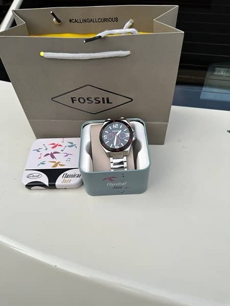 Most classy Fossil functional triple calendar watch from USA 5