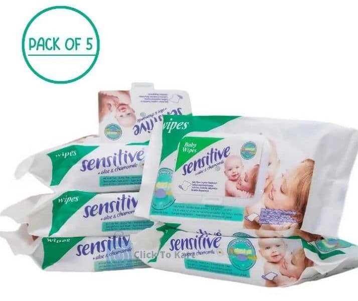 Baby Wipes pack of Five 1