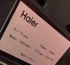 Haier Air Fryer HAF4OW 4L