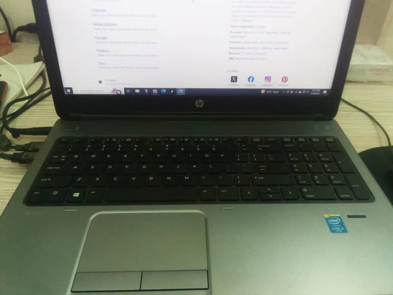 HP ProBook 650 laptop core i5 4th generation 1